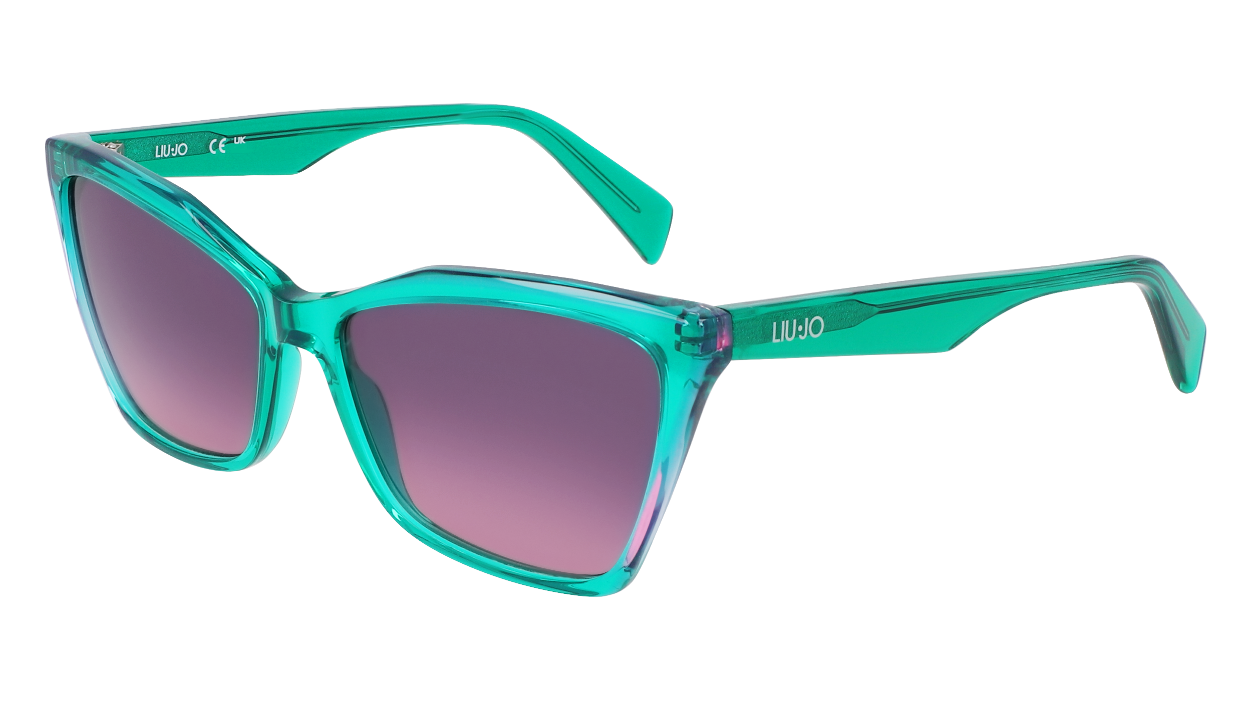 8056255013496 - Damen LJ796S 336 Gläser SONNENBRILLEN Acetat Grün Violett Quadratisch Normal Schattiert