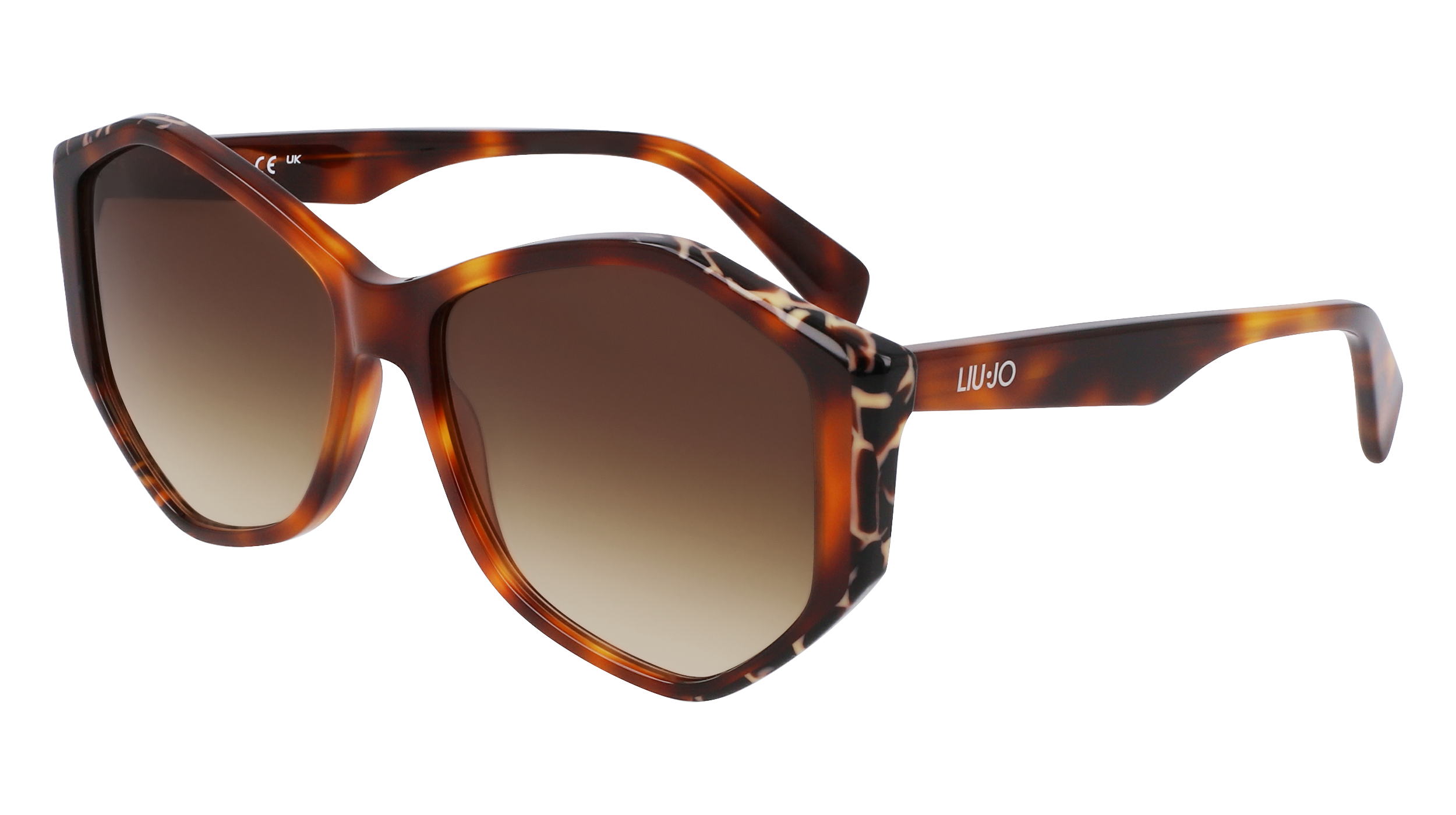 8056255013519 - Damen LJ797S 245 Gläser SONNENBRILLEN Acetat Havanna Braun Quadratisch Normal Schattiert