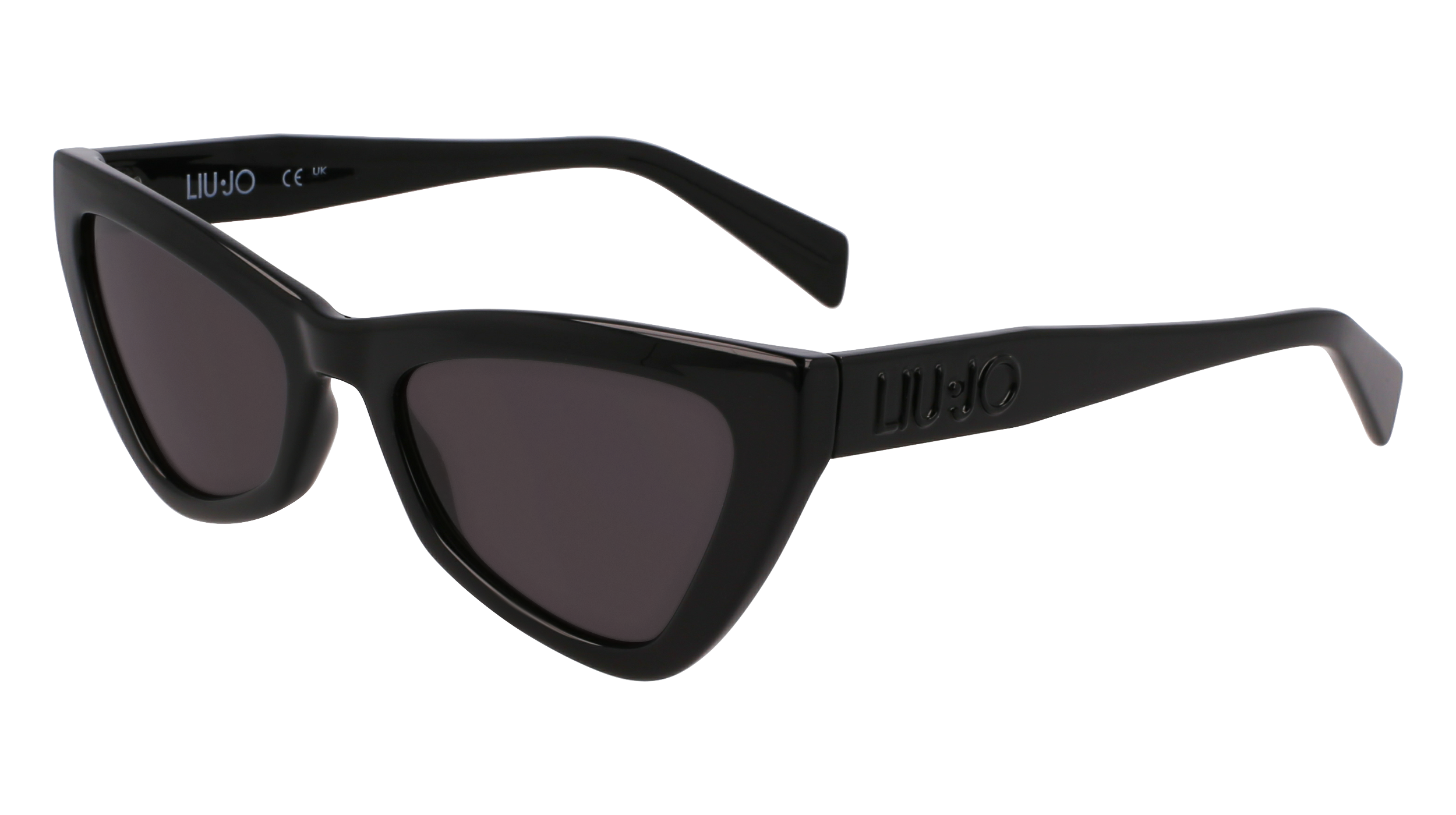 8056255308677 - Damen LJ799S 001 Gläser SONNENBRILLEN Bio-Injekt Schwarz Schwarz Cat Eye Normal