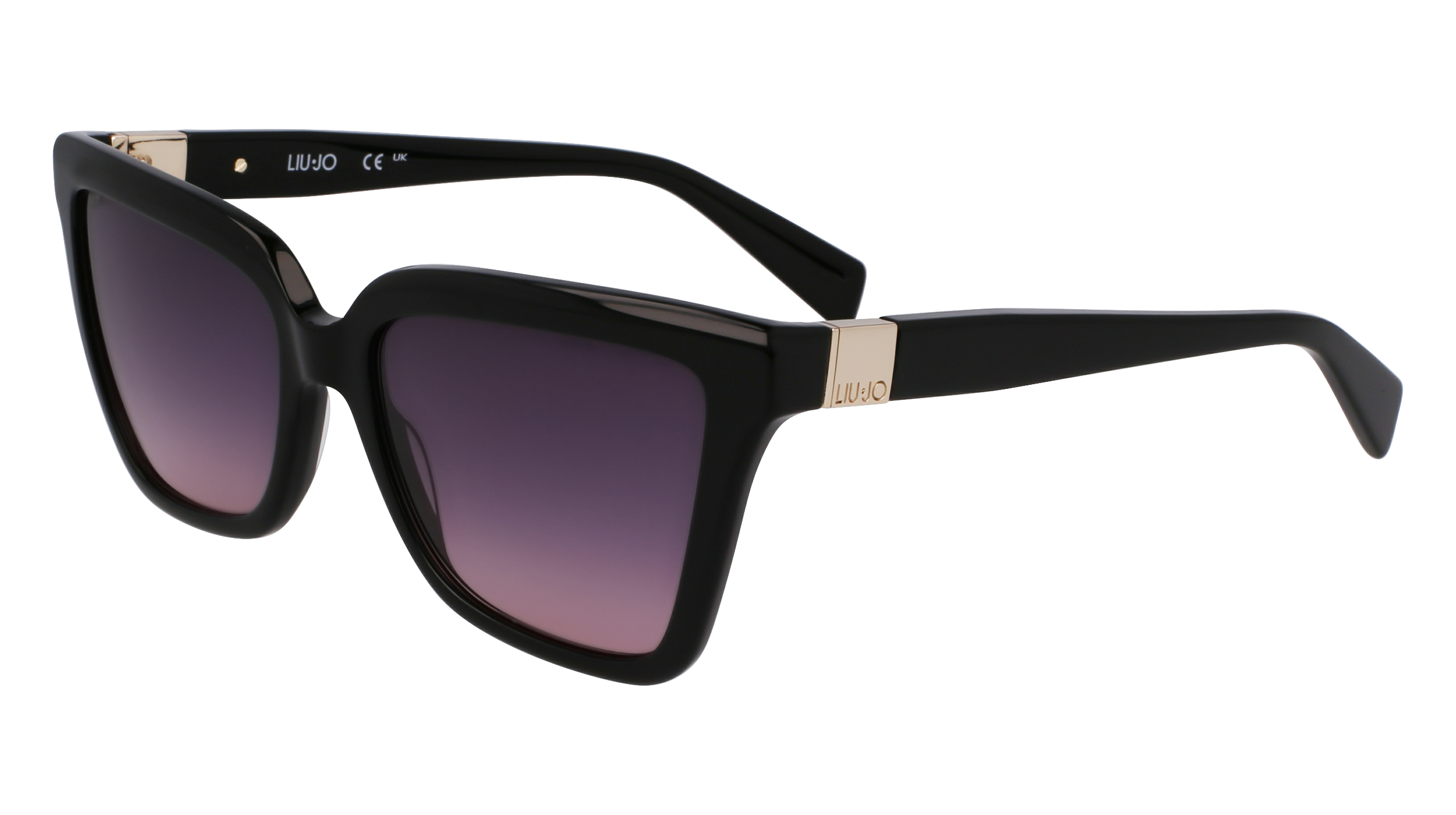 8056255308851 - Damen LJ803S 001 Gläser SONNENBRILLEN Acetat Schwarz  Quadratisch Normal