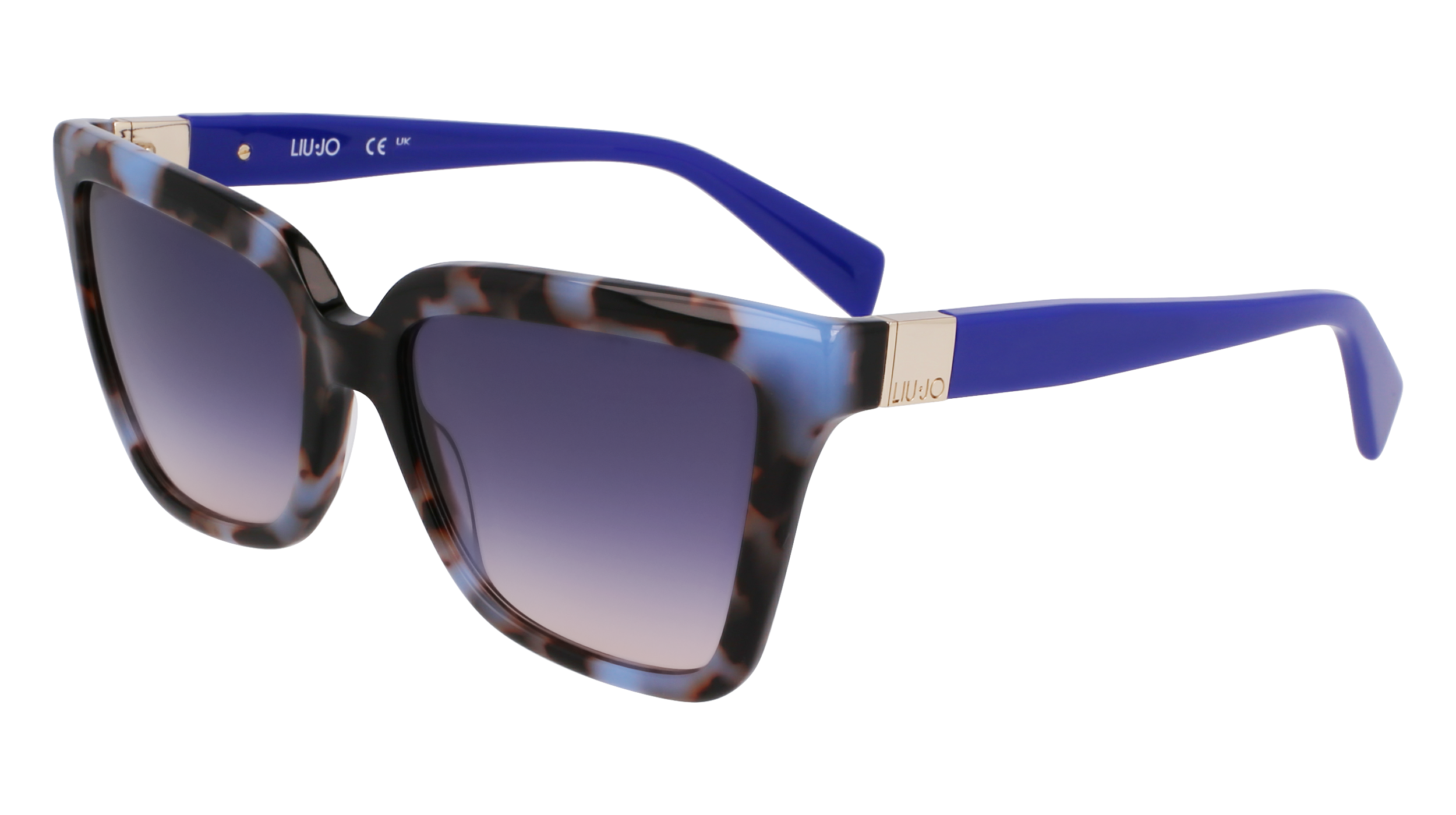 8056255308875 - Damen LJ803S 430 Gläser SONNENBRILLEN Acetat Blau  Quadratisch Normal