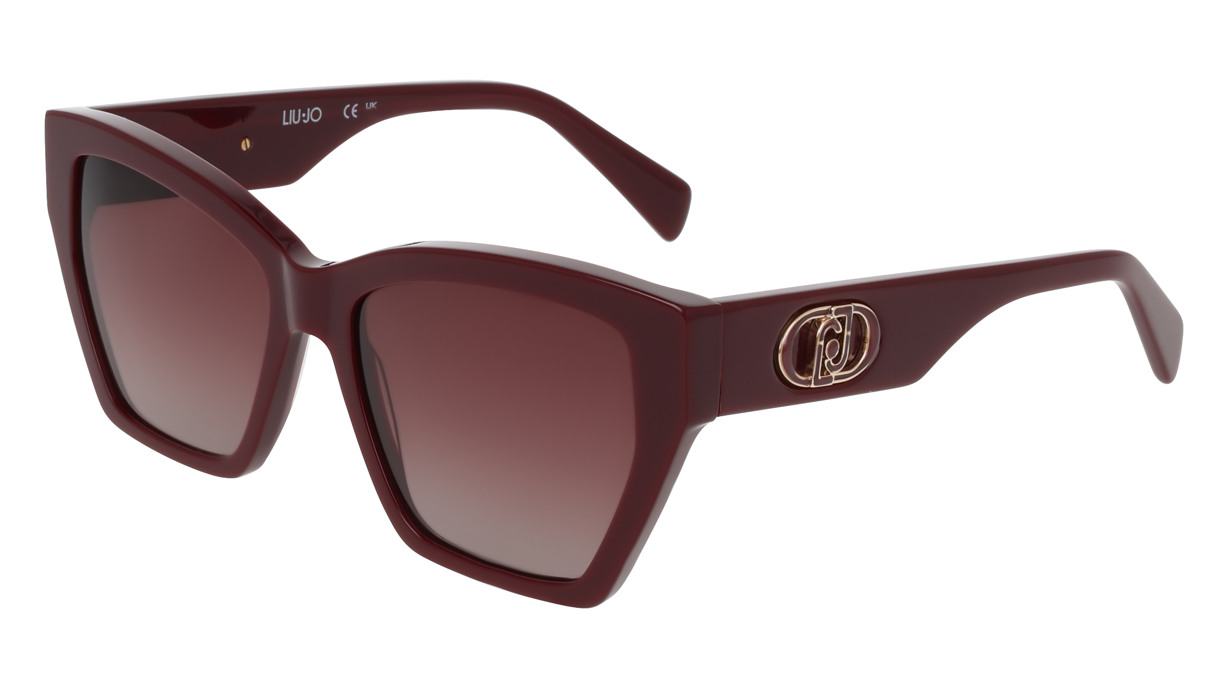 8056255786062 - Damen LJ815S 601 Gläser SONNENBRILLEN Acetat Bordeaux  Quadratisch Normal Schattiert