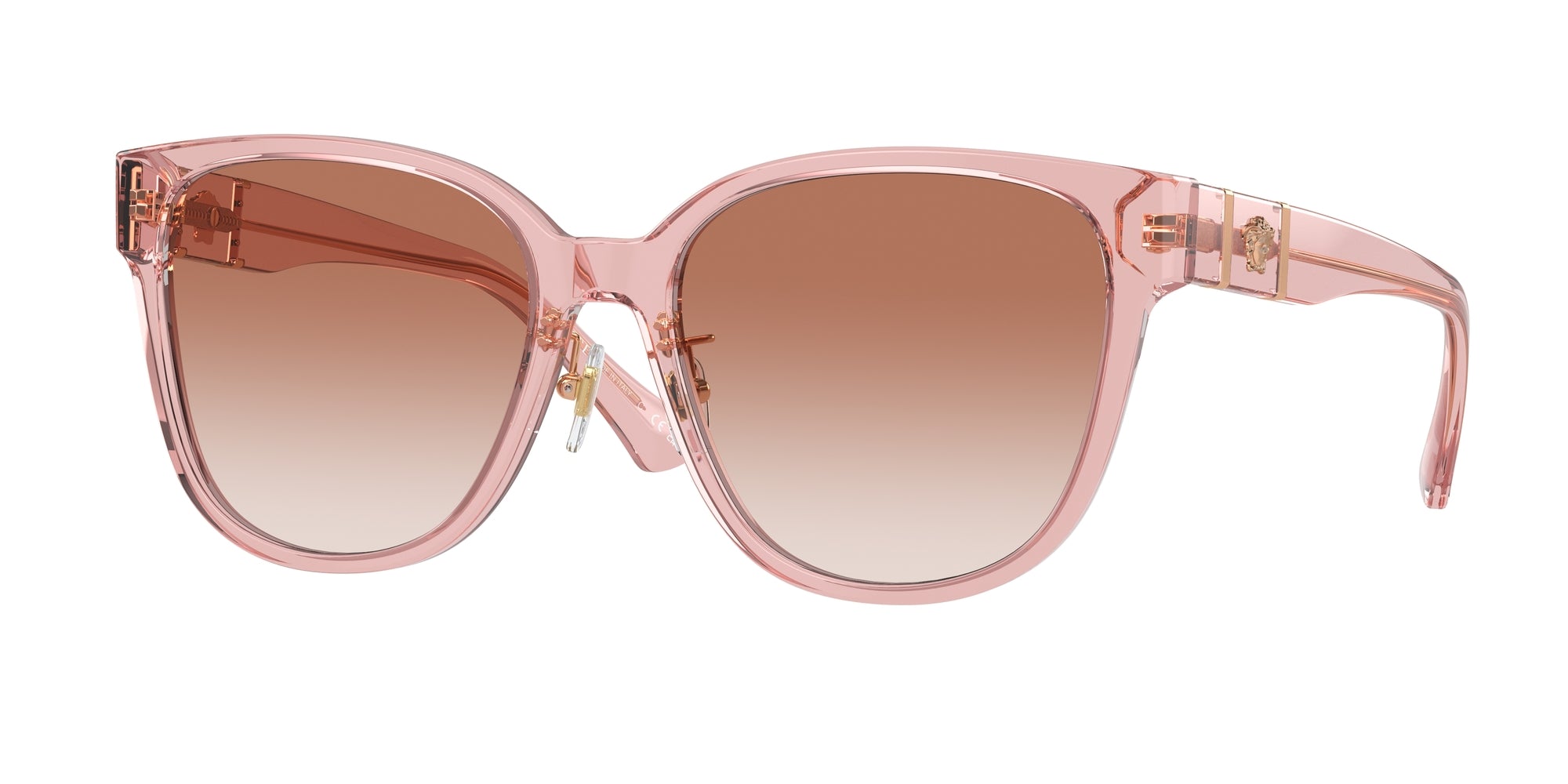 8056262001981 - Damen VE4460D  543413 Gläser SONNENBRILLEN Acetat Rosa Rosa Quadratisch Normal Schattiert