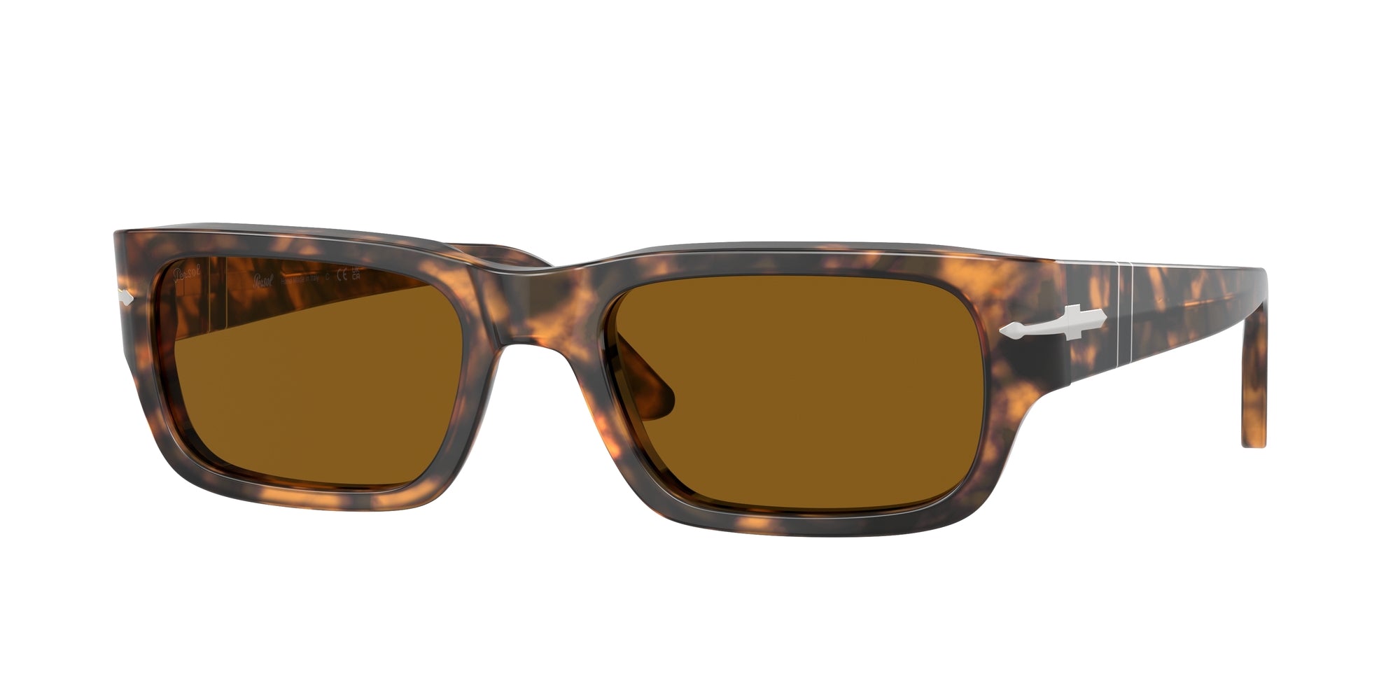 8056262002537 - Unisex PO3347S ADRIEN 121033 Gläser SONNENBRILLEN Acetat Braun Braun Quadratisch Normal