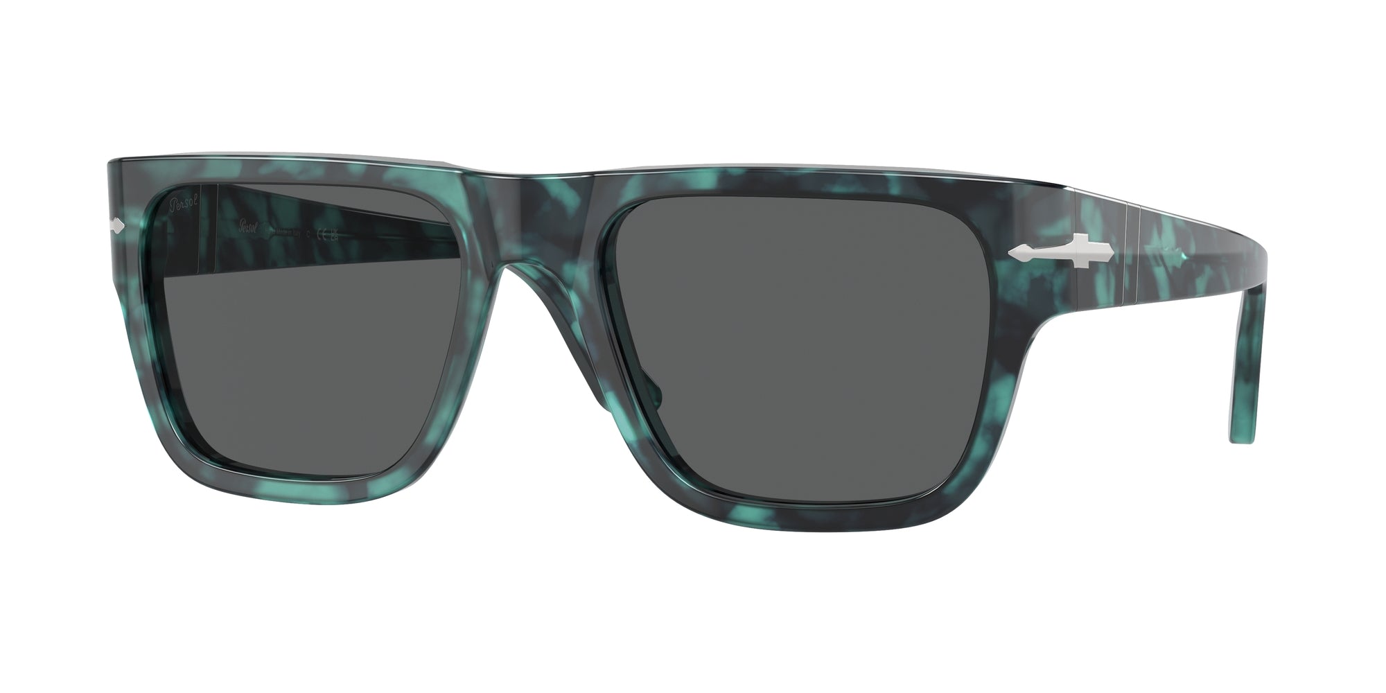 8056262002612 - Unisex PO3348S  1211B1 Gläser SONNENBRILLEN Acetat Blau Grau Quadratisch Normal