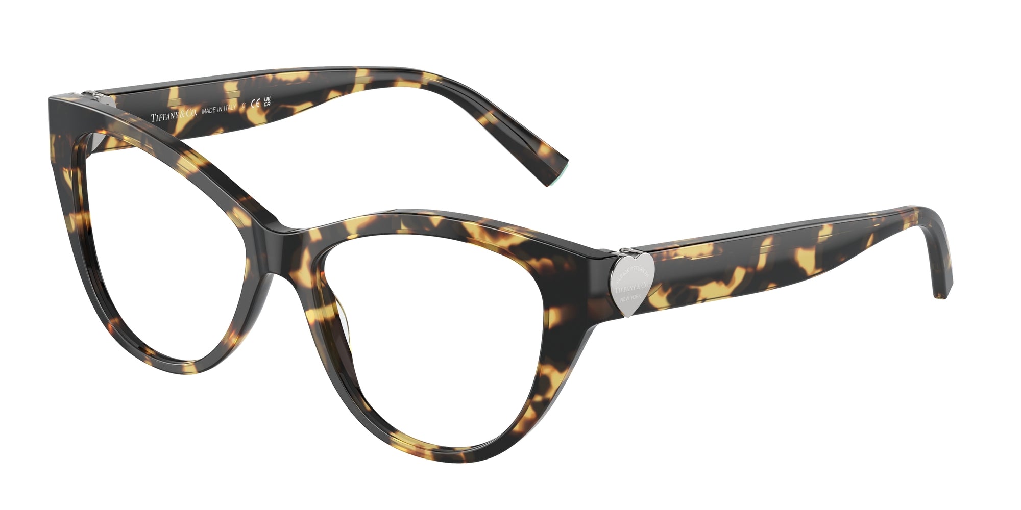 8056262003190 - Damen TF2251  8064 Rahmen von BRILLEN Acetat Schildkröte Transparent Cat Eye Normal