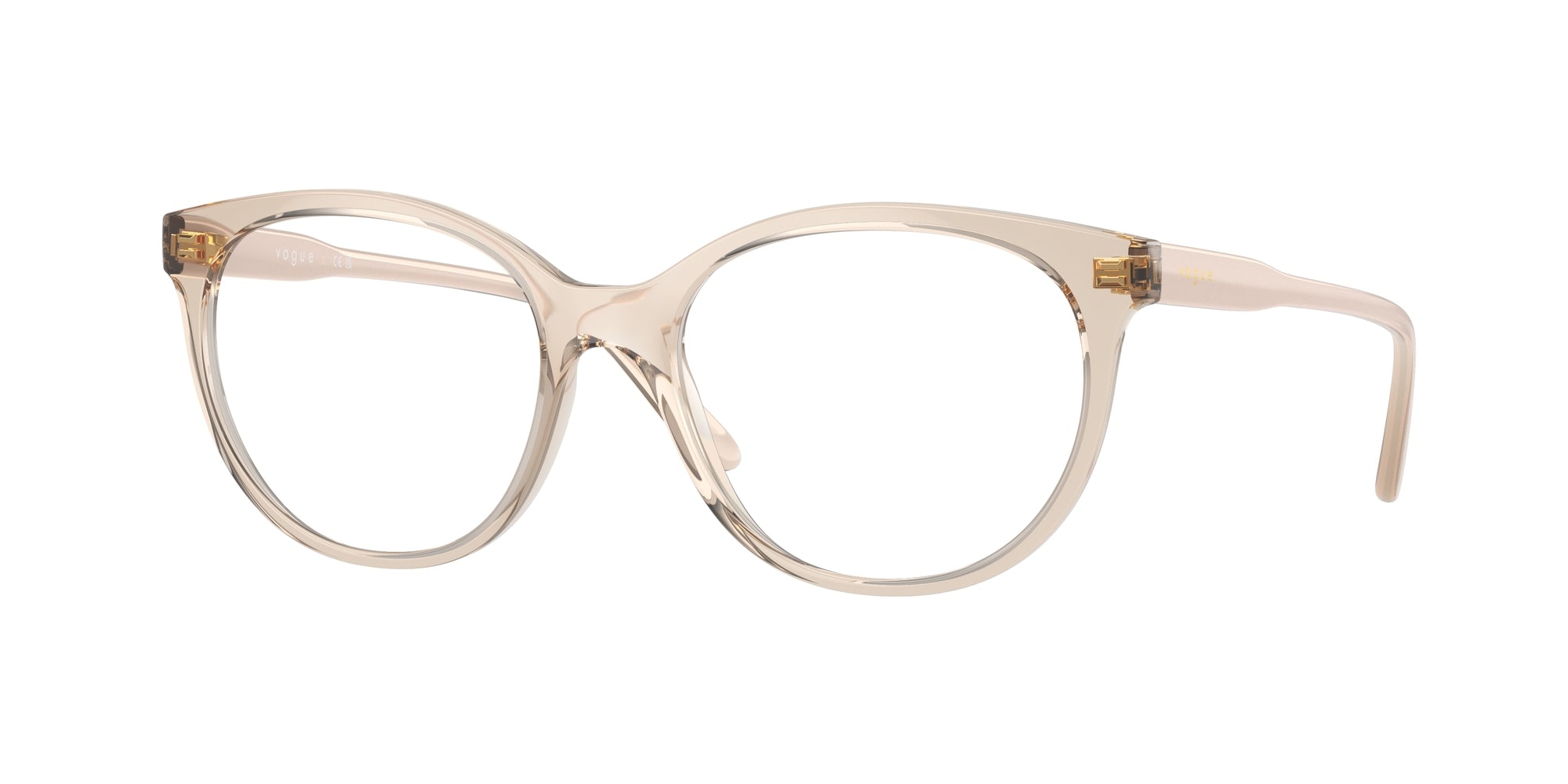 8056262003596 - Frau VO5552  2884 Rahmen von BRILLEN Acetat Beige Trasparente Panthos Normale