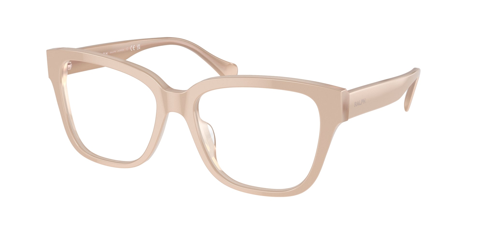 8056262009116 - Damen RA7162U  6063 Rahmen von BRILLEN Acetat Beige Transparent Quadratisch Normal