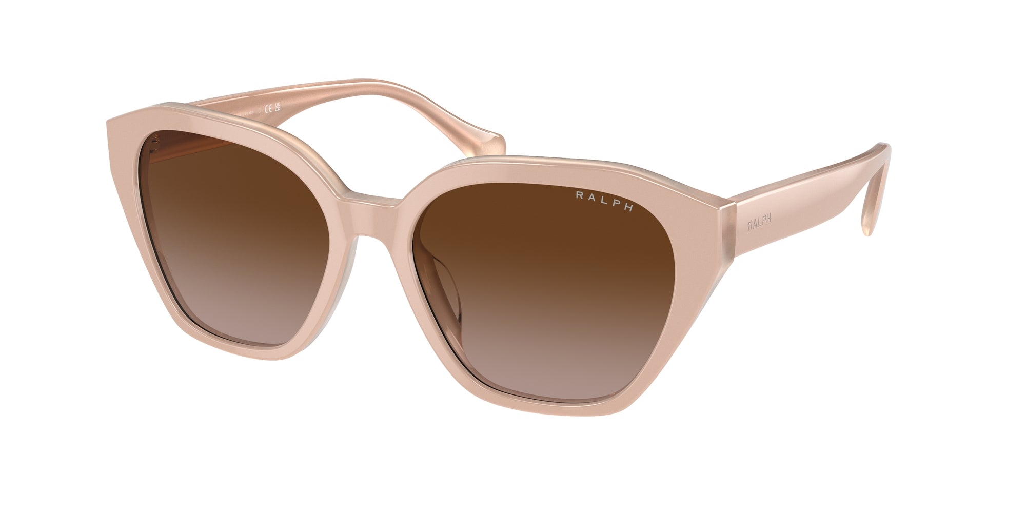 8056262009789 - Frau RA5315U  606313 Gläser SONNENBRILLEN Acetat Beige Braun Katzenauge Normal Schattiert