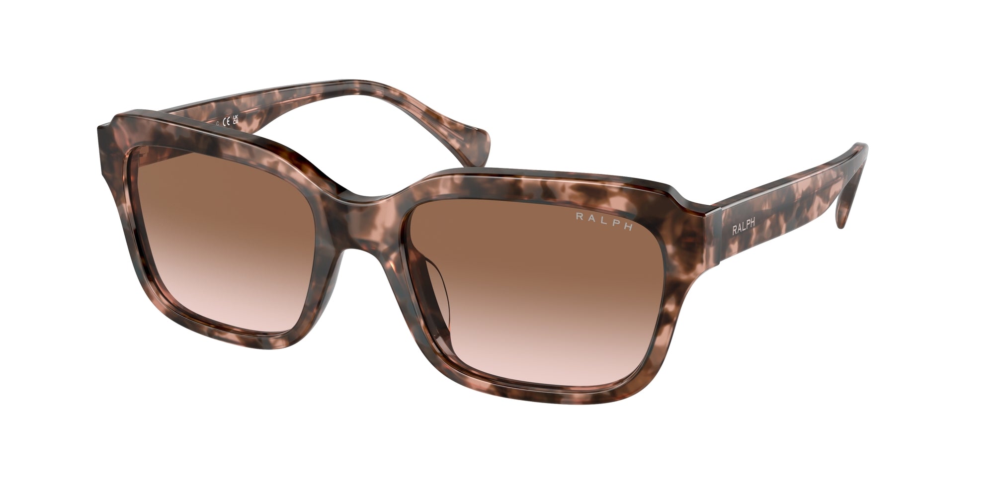 8056262010402 - Damen RA5312U  605813 Gläser SONNENBRILLEN Acetat Rosa Braun Quadratisch Normal Schattiert