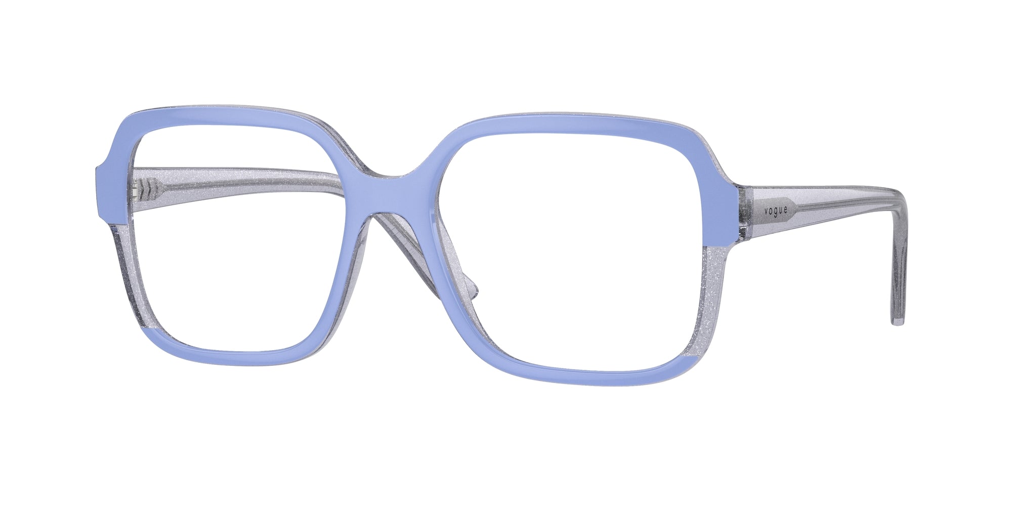 8056262010877 - Damen VO5555  3139 Rahmen von BRILLEN Nylon Blau Transparent Quadratisch Normal