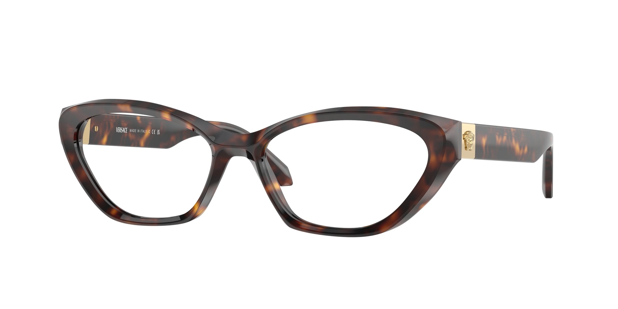 8056262012727 - Damen VE3356  108 Rahmen von BRILLEN Acetat Schildkröte Transparent Cat Eye Normal