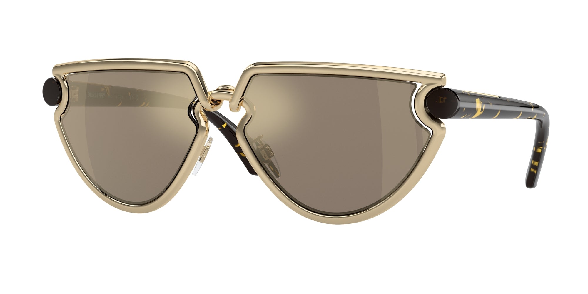 8056262013168 - Damen BE3152 11095A Gläser SONNENBRILLEN Metall Gold Braun Geometrisch Gespiegelt 8056262013168 - Damen BE3152 11095A Gläser SONNENBRILLEN Metall Gold Braun Geometrisch Gespiegelt