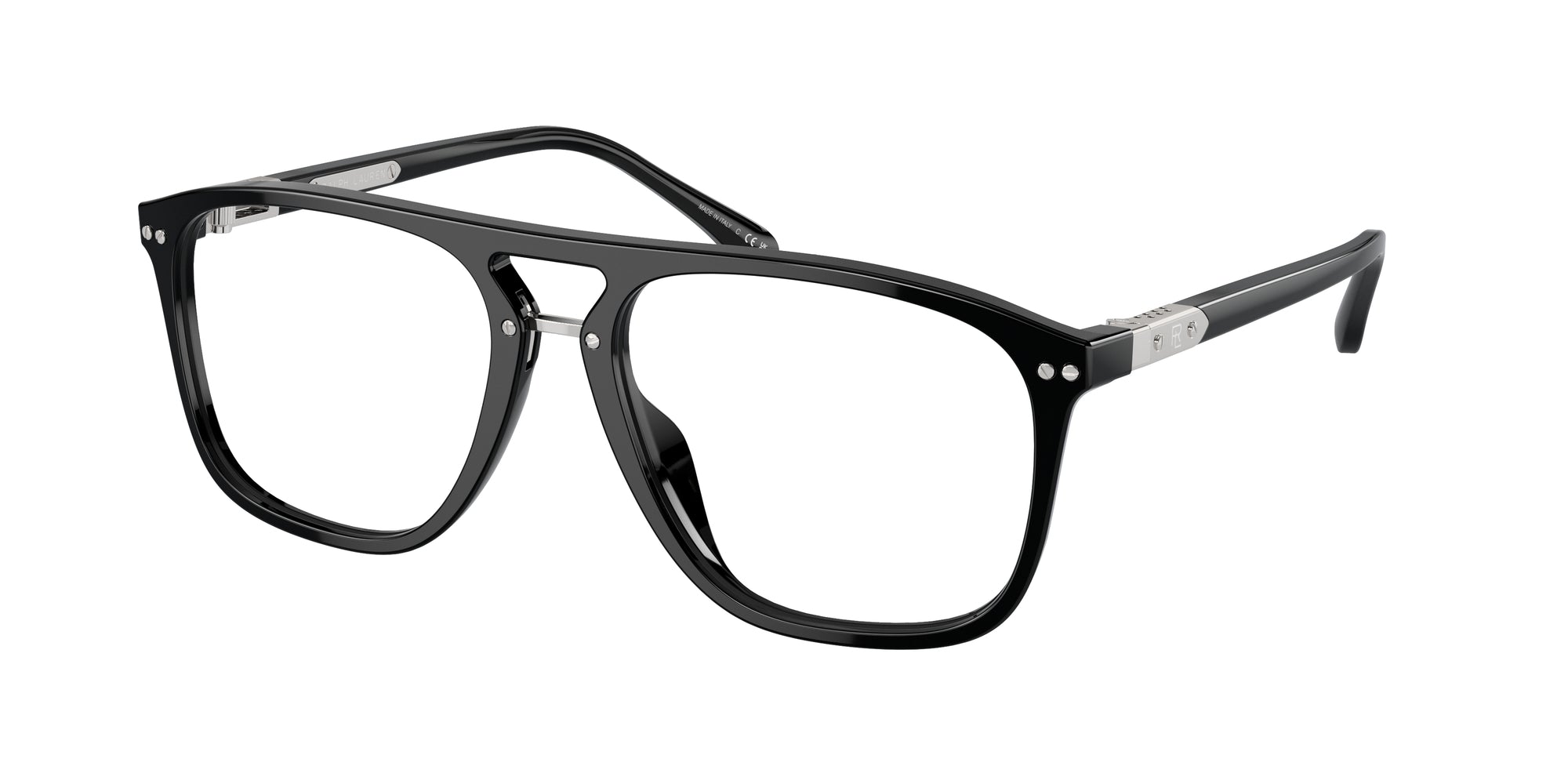 8056262013854 - Herren RL6241U  5001 Rahmen von BRILLEN Acetat Schwarz Transparent Quadratisch Normal