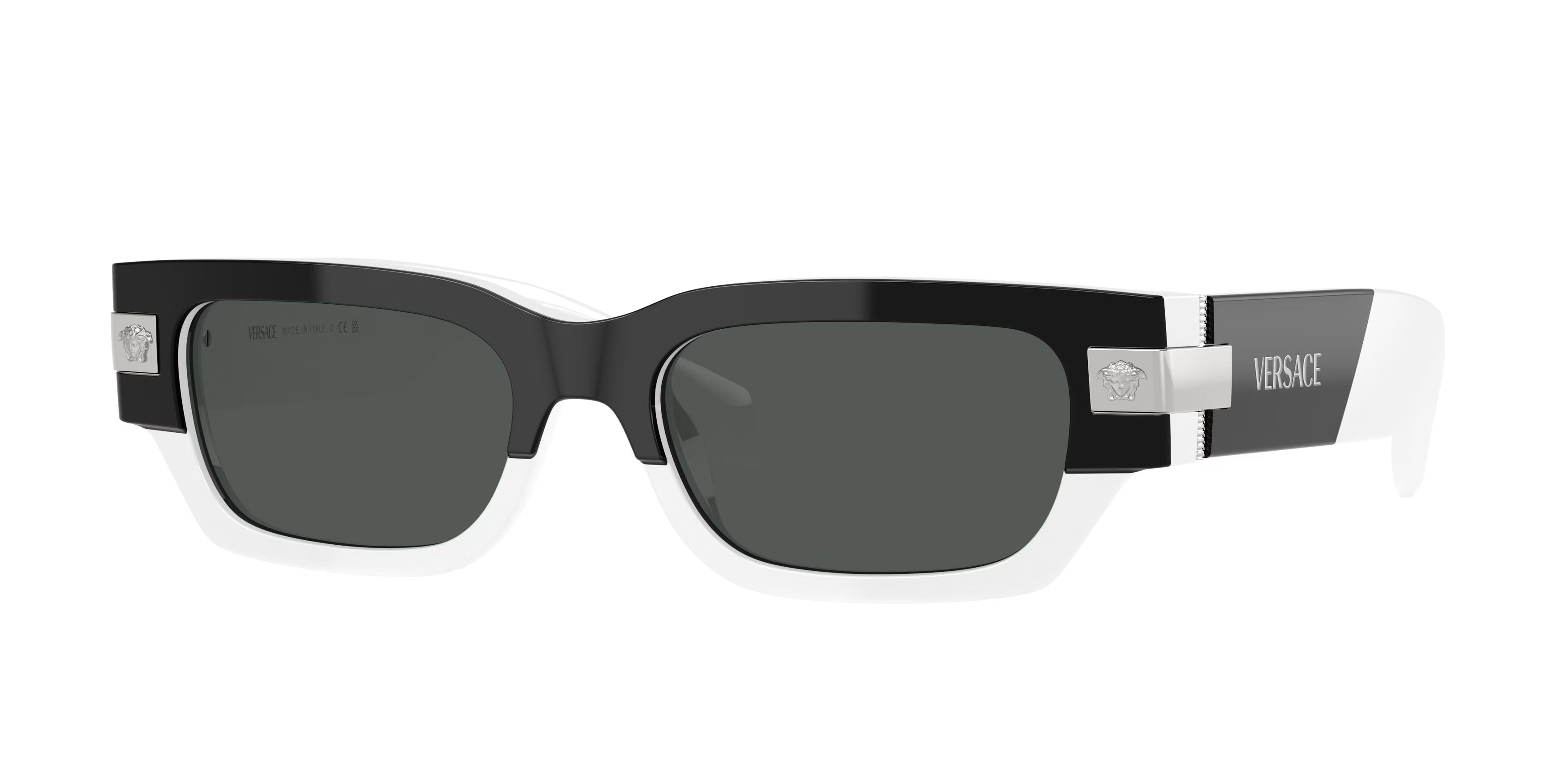 8056262013984 - Herren VE4465  545987 Gläser SONNENBRILLEN Acetat Schwarz Grau Quadratisch Normal