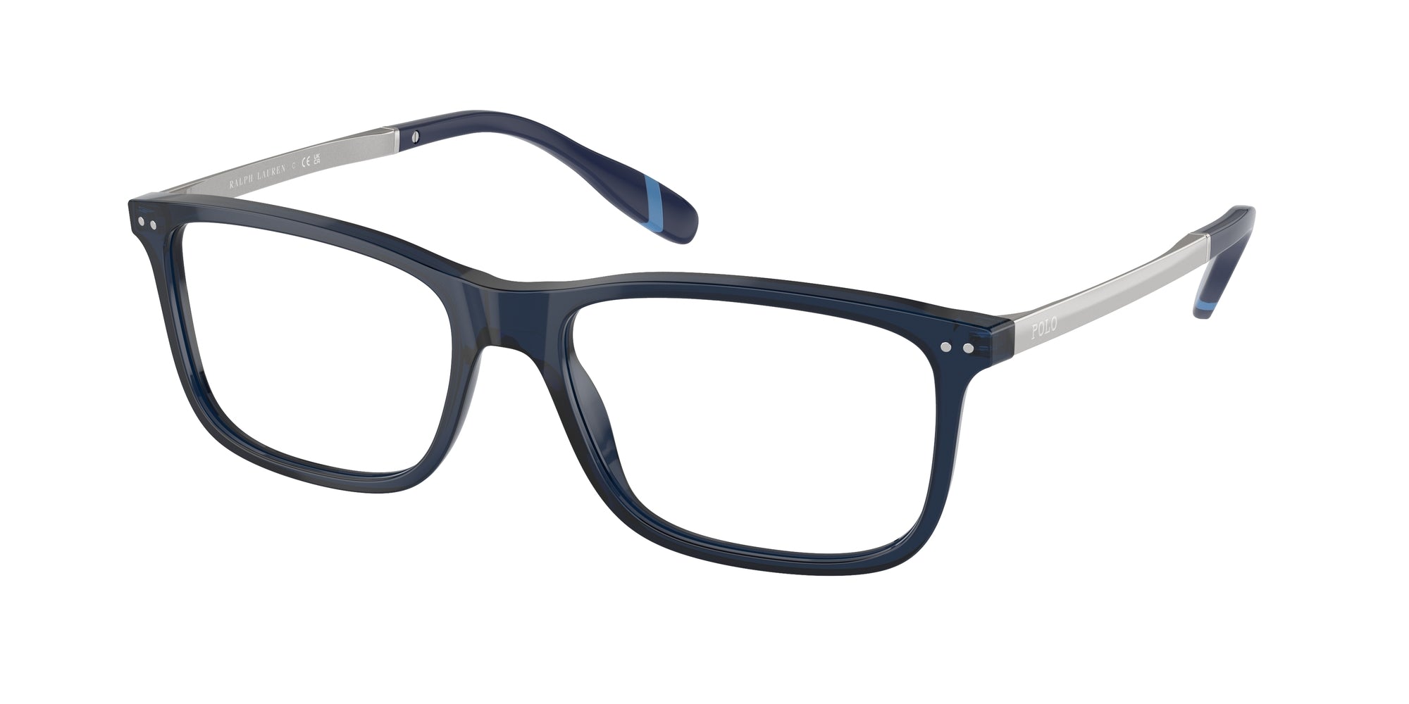 8056262019757 - Herren PH2273  5470 Rahmen von BRILLEN Acetat Blau Transparent Quadratisch Normal