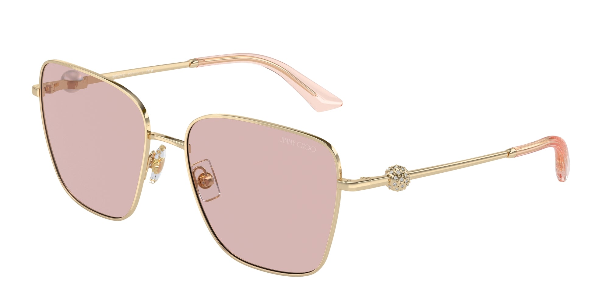 8056262019870 - Damen JC4005HB 3006 5 Gläser SONNENBRILLEN Metall Gold Rosa Pillow Normal 8056262019870 - Damen JC4005HB 3006 5 Gläser SONNENBRILLEN Metall Gold Rosa Pillow Normal