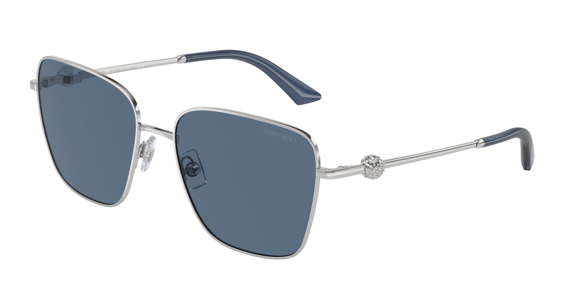 8056262019887 - Damen JC4005HB 300280 Gläser SONNENBRILLEN Metall Silber Blau Pillow Normal 8056262019887 - Damen JC4005HB 300280 Gläser SONNENBRILLEN Metall Silber Blau Pillow Normal