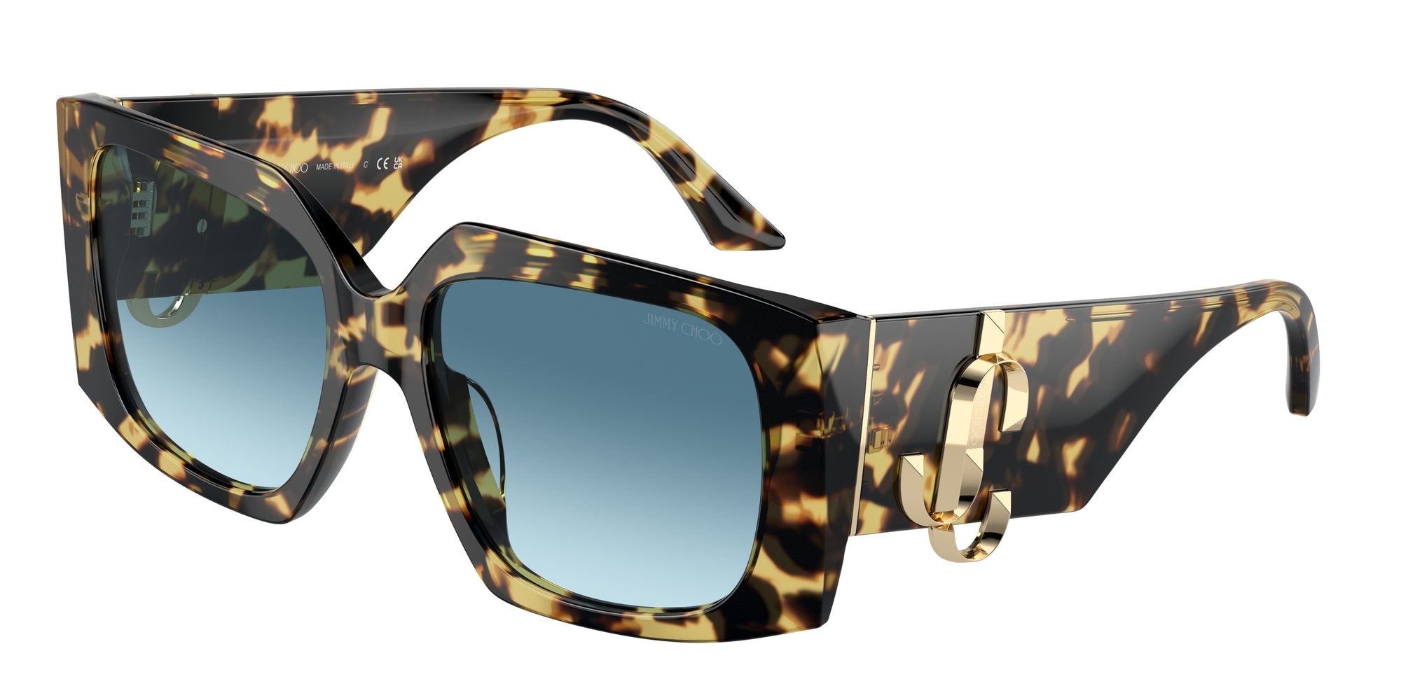 8056262029541 - Damen JC5006U 500419 Gläser SONNENBRILLEN Acetat Havanna Blau Schmetterling Normal Schattiert 8056262029541 - Damen JC5006U 500419 Gläser SONNENBRILLEN Acetat Havanna Blau Schmetterling Normal Schattiert