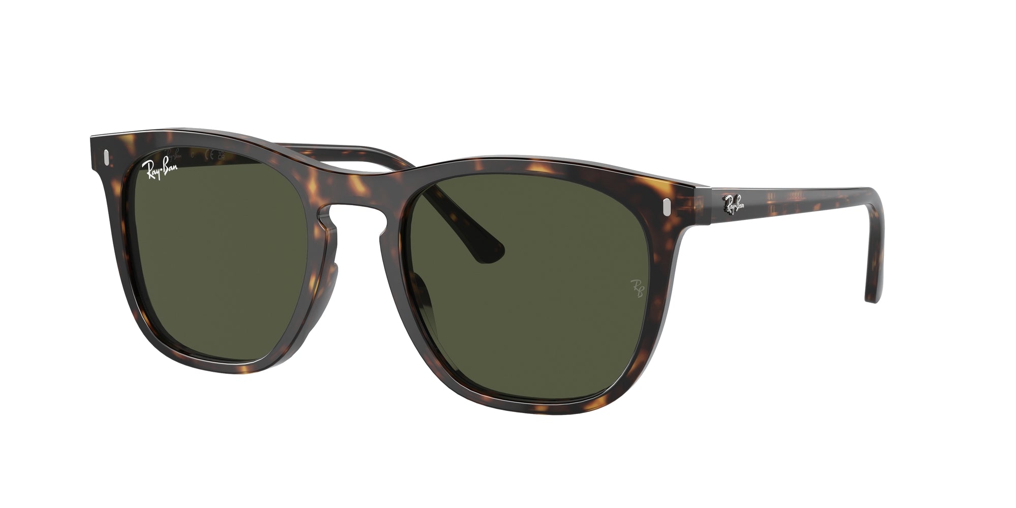 8056262030639 - Unisex RB2210  902 31 Gläser SONNENBRILLEN Acetat Schildkröte Grün Quadratisch Normal