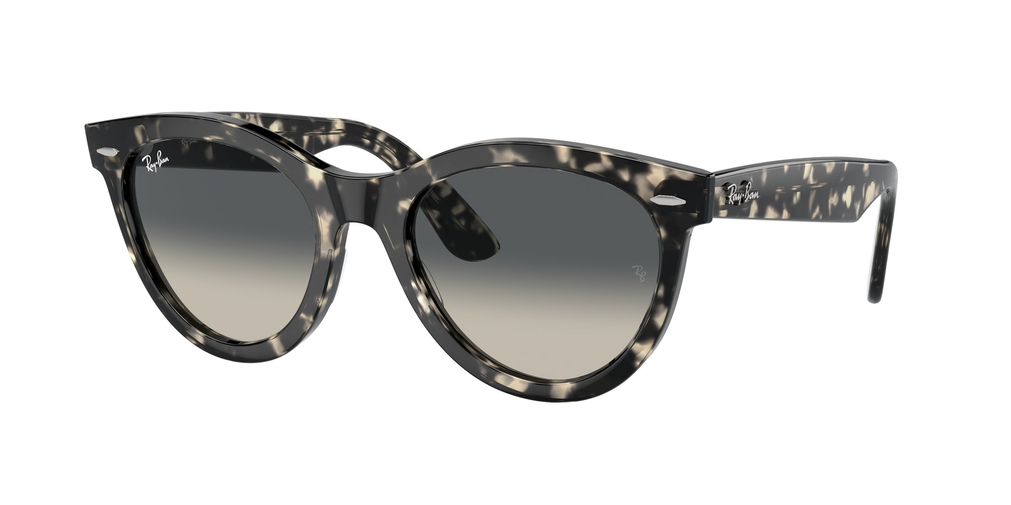 8056262031018 - Unisex RB2241 Wayfarer Way 133371 Gläser SONNENBRILLEN Acetat Schildkröte Grau Kreisel Normal Schattiert