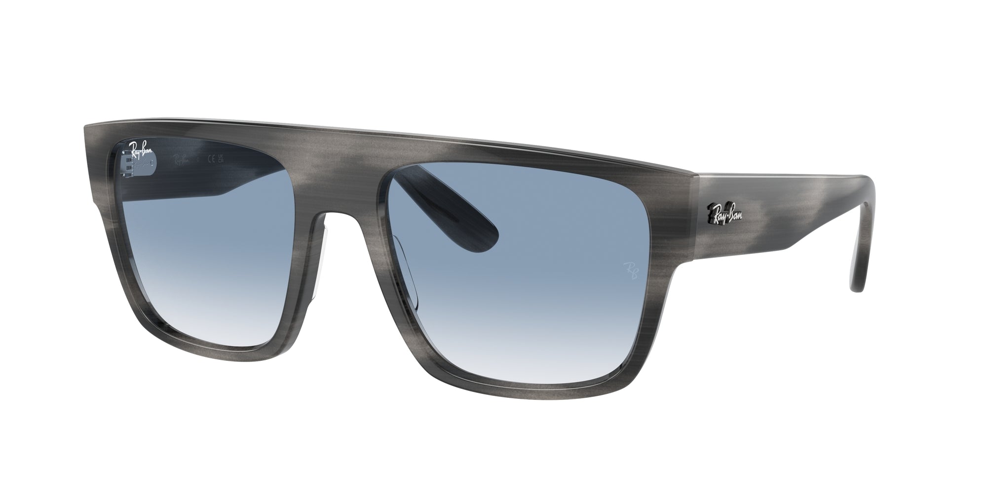 8056262031223 - Unisex RB0360S DRIFTER 14043F Gläser SONNENBRILLEN Acetat Grau Blau Quadratisch Normal Schattiert