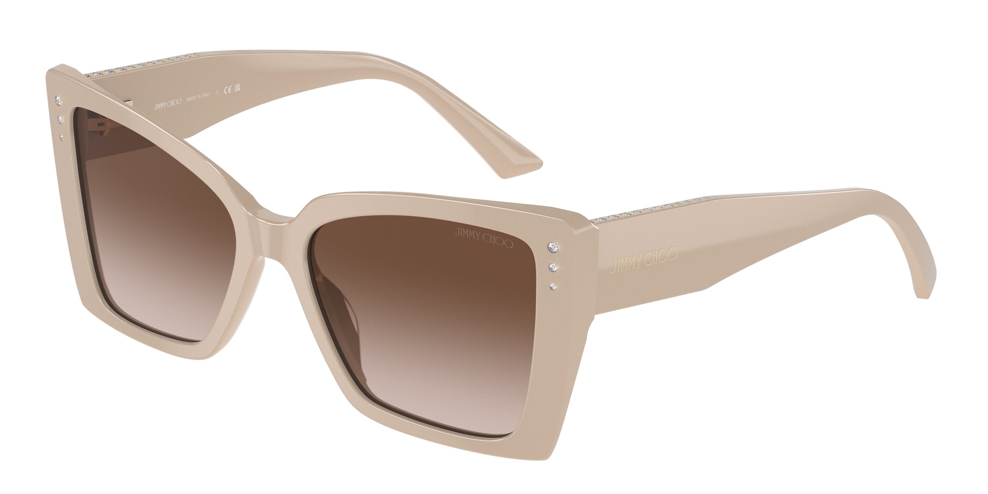 8056262032190 - Damen JC5001B 501113 Gläser SONNENBRILLEN Acetat Beige Braun Schmetterling Normal Schattiert 8056262032190 - Damen JC5001B 501113 Gläser SONNENBRILLEN Acetat Beige Braun Schmetterling Normal Schattiert