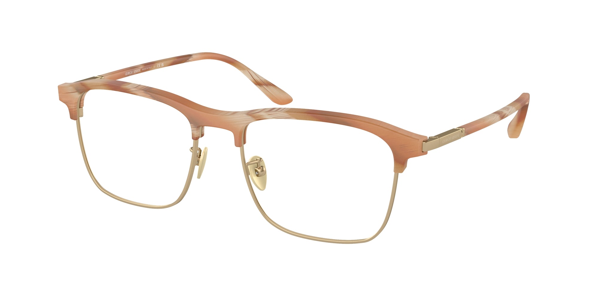 8056262033791 - Herren AR7262  6067 Rahmen von BRILLEN Acetat Gelb Transparent Quadratisch Normal