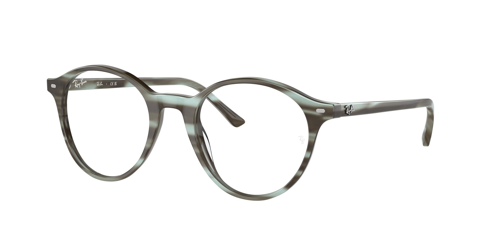 8056262034170 - Unisex RX5430 Bernard 8356 Rahmen von BRILLEN Acetat Grün Trasparente Kreisel Normale