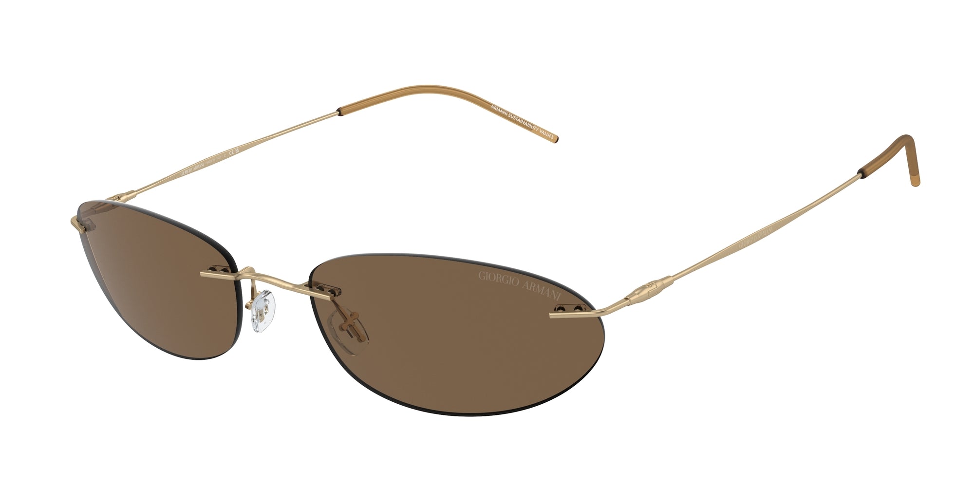 8056262034774 - Frau AR1508M 300273 Gläser SONNENBRILLEN Metall Gold Braun Kreisel Normal 8056262034774 - Frau AR1508M 300273 Gläser SONNENBRILLEN Metall Gold Braun Kreisel Normal