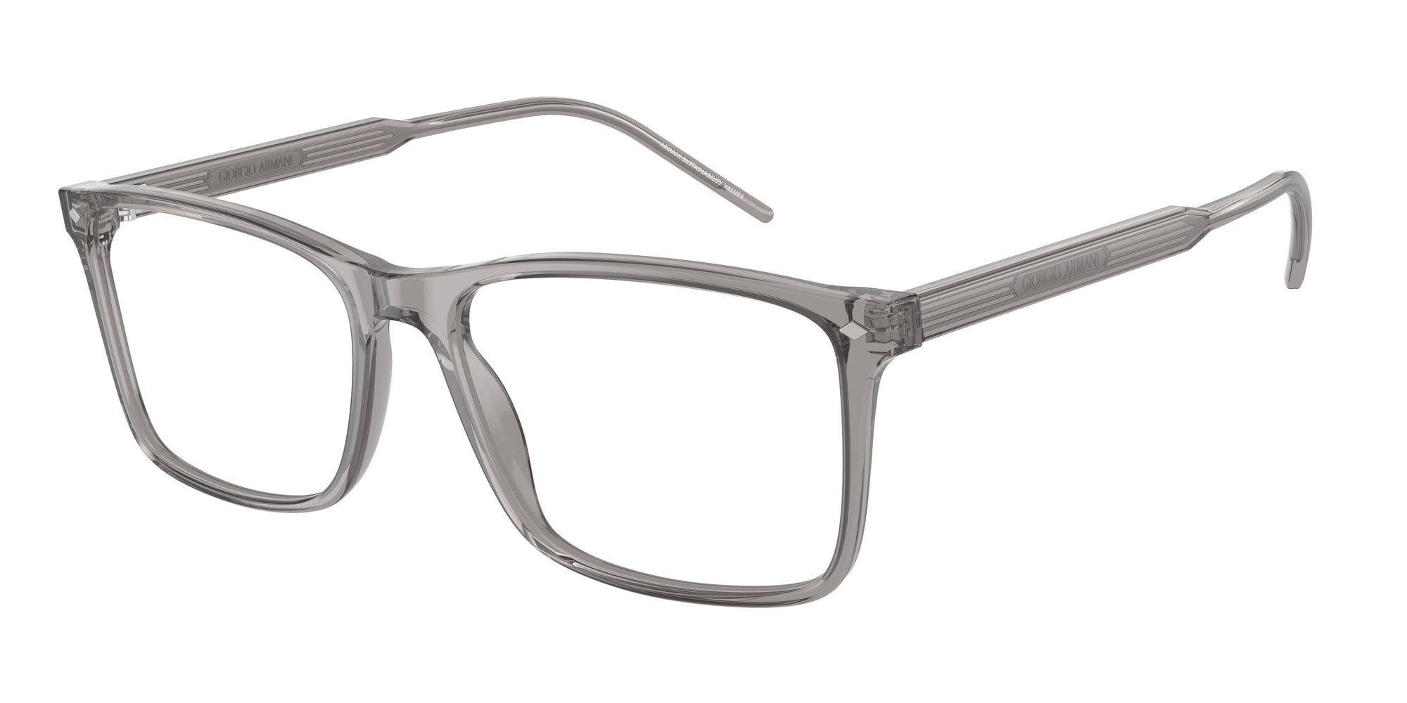 8056262038482 - Herren AR7258  6070 Rahmen von BRILLEN Acetat Grau Transparent Quadratisch Normal