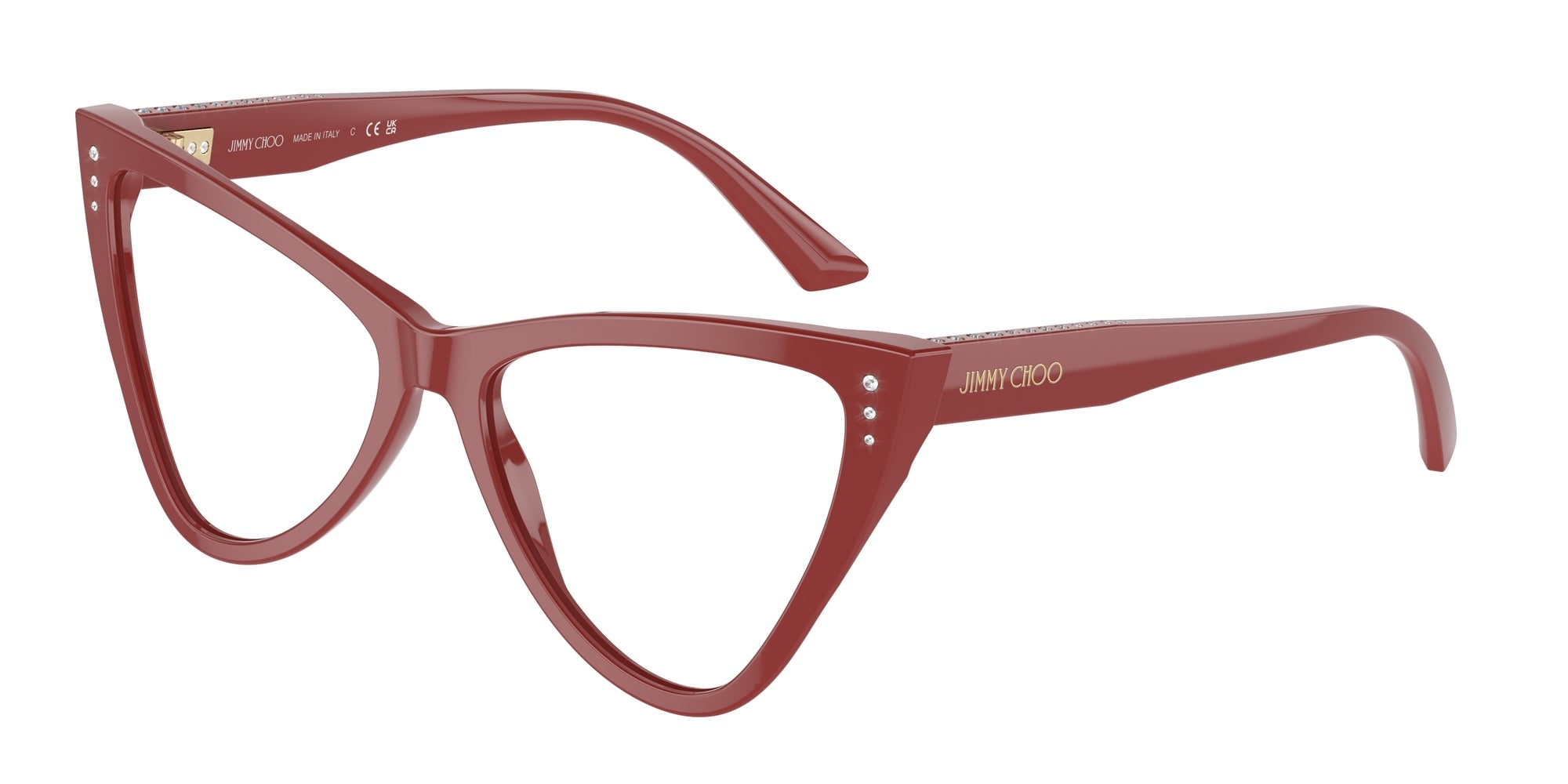 8056262039700 - Damen JC3004B 5013 Rahmen von BRILLEN Acetat Rot  Cat Eye