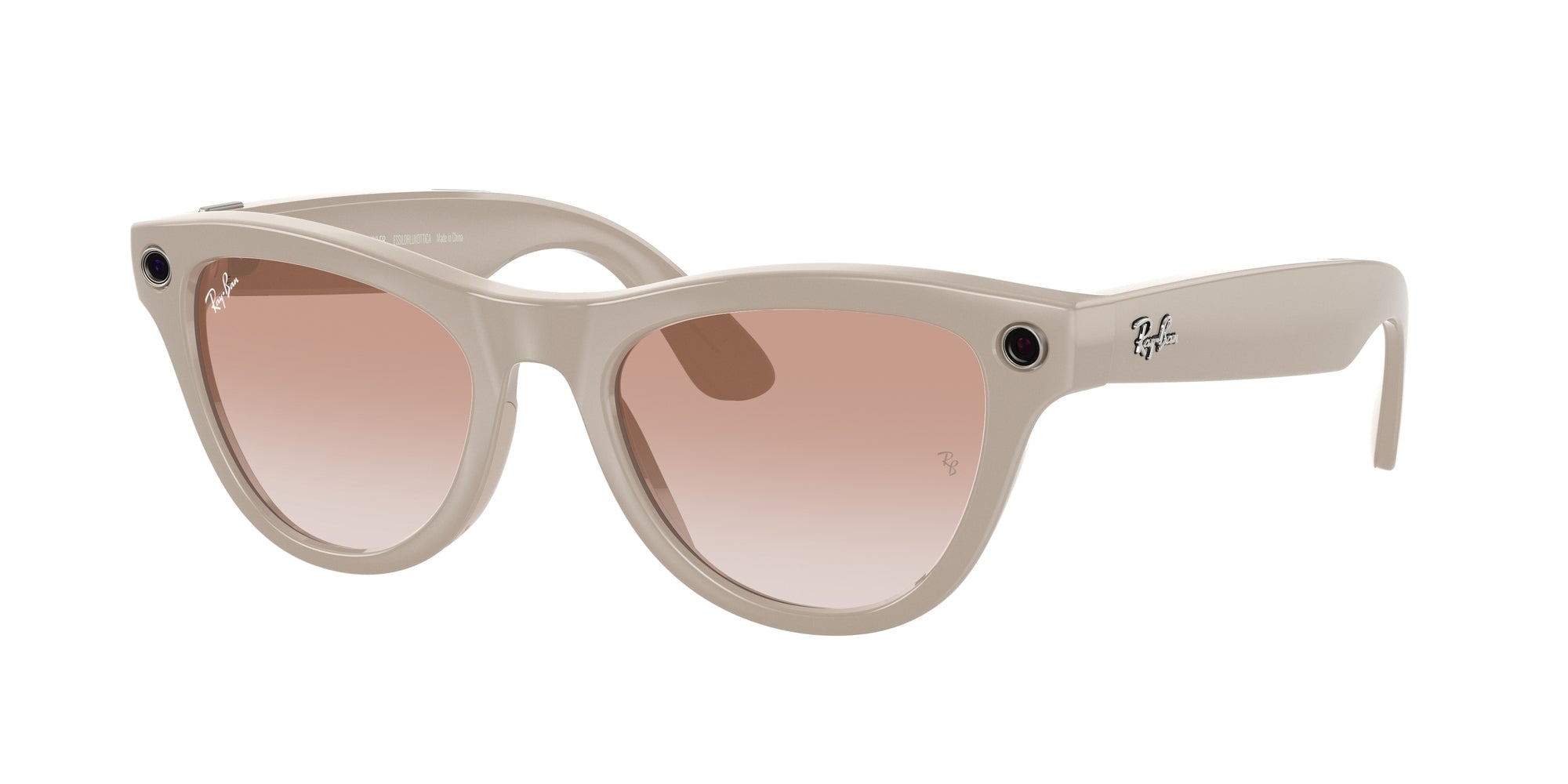 8056262043813 - Unisex Meta RW4010 Skyler 670013 Gläser SONNENBRILLEN Injiziert Grau Rosa Cat Eye Normal Schattiert