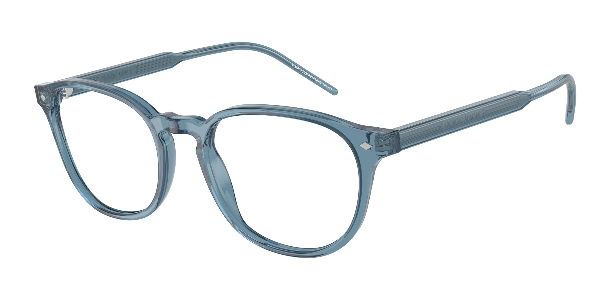 8056262045305 - Mann AR7259  6071 Rahmen von BRILLEN Acetat Blau Trasparente Panthos Normale