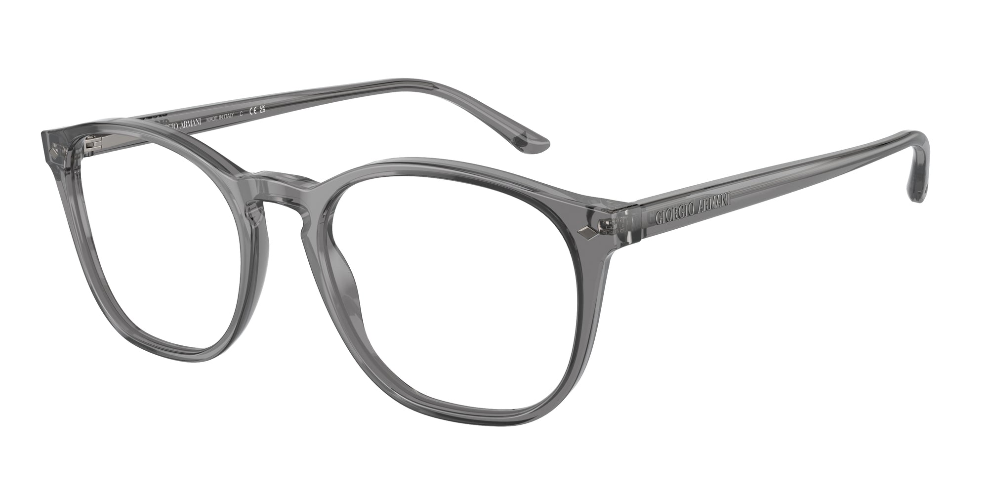 8056262046784 - Herren AR7074  5681 Rahmen von BRILLEN Acetat Grau Transparent Panthos Normal