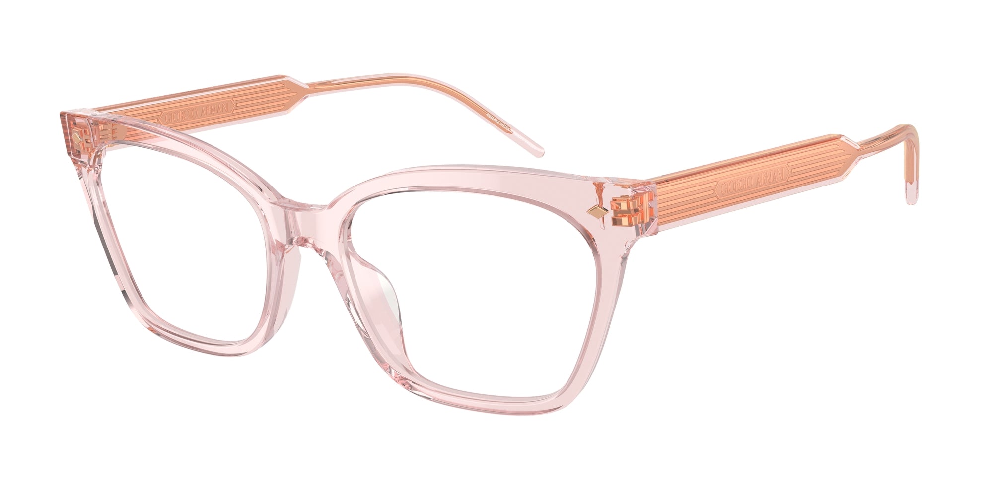 8056262047088 - Damen AR7257U  6073 Rahmen von BRILLEN Acetat Rosa Transparent Cat Eye Normal