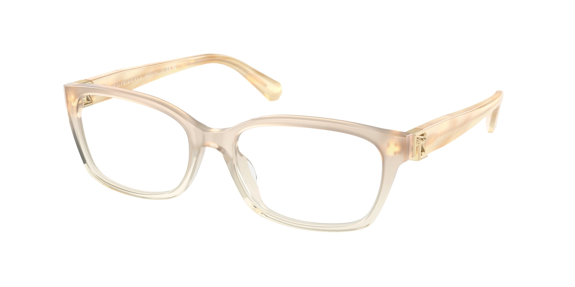 8056262051146 - Damen RL6244U  6184 Rahmen von BRILLEN Acetat Braun Transparent Quadratisch Normal