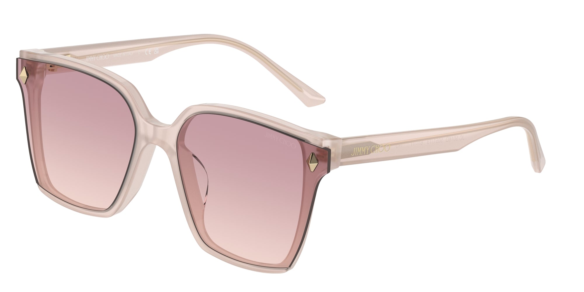 8056262051252 - Damen JC5016D 505268 Gläser SONNENBRILLEN Acetat Rosa Rosa Quadratisch Normal