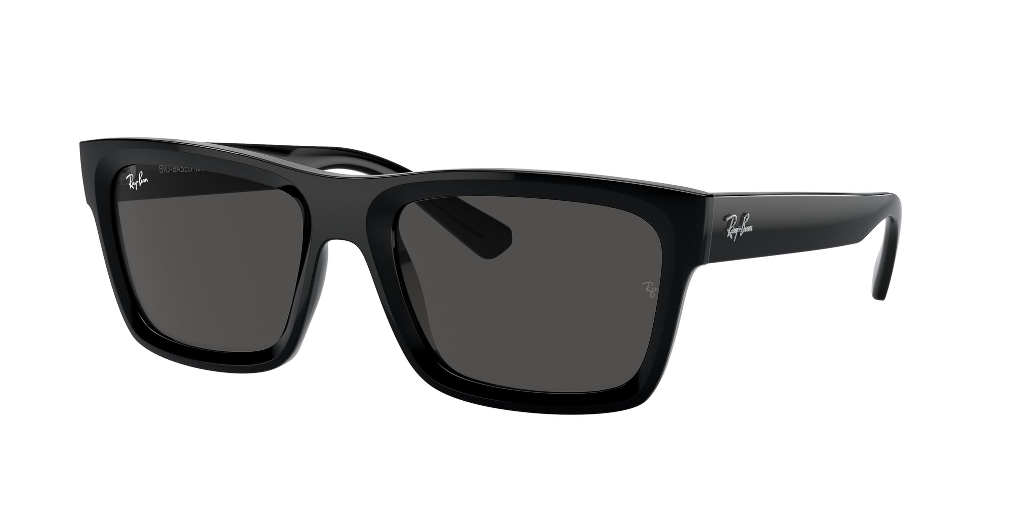 8056262052150 - Unisex RB4396 WARREN 667787 Gläser SONNENBRILLEN Acetat Schwarz Grau Quadratisch Normal