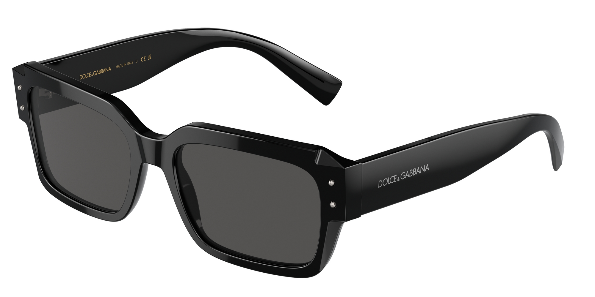 8056262054581 - Herren DG4460  501 87 Gläser SONNENBRILLEN Acetat Schwarz Grau Quadratisch Normal