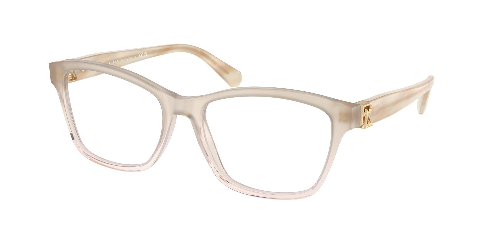 8056262055359 - Frau RL6243  6181 Rahmen von BRILLEN Acetat Rose Transparent Katzenauge Normal