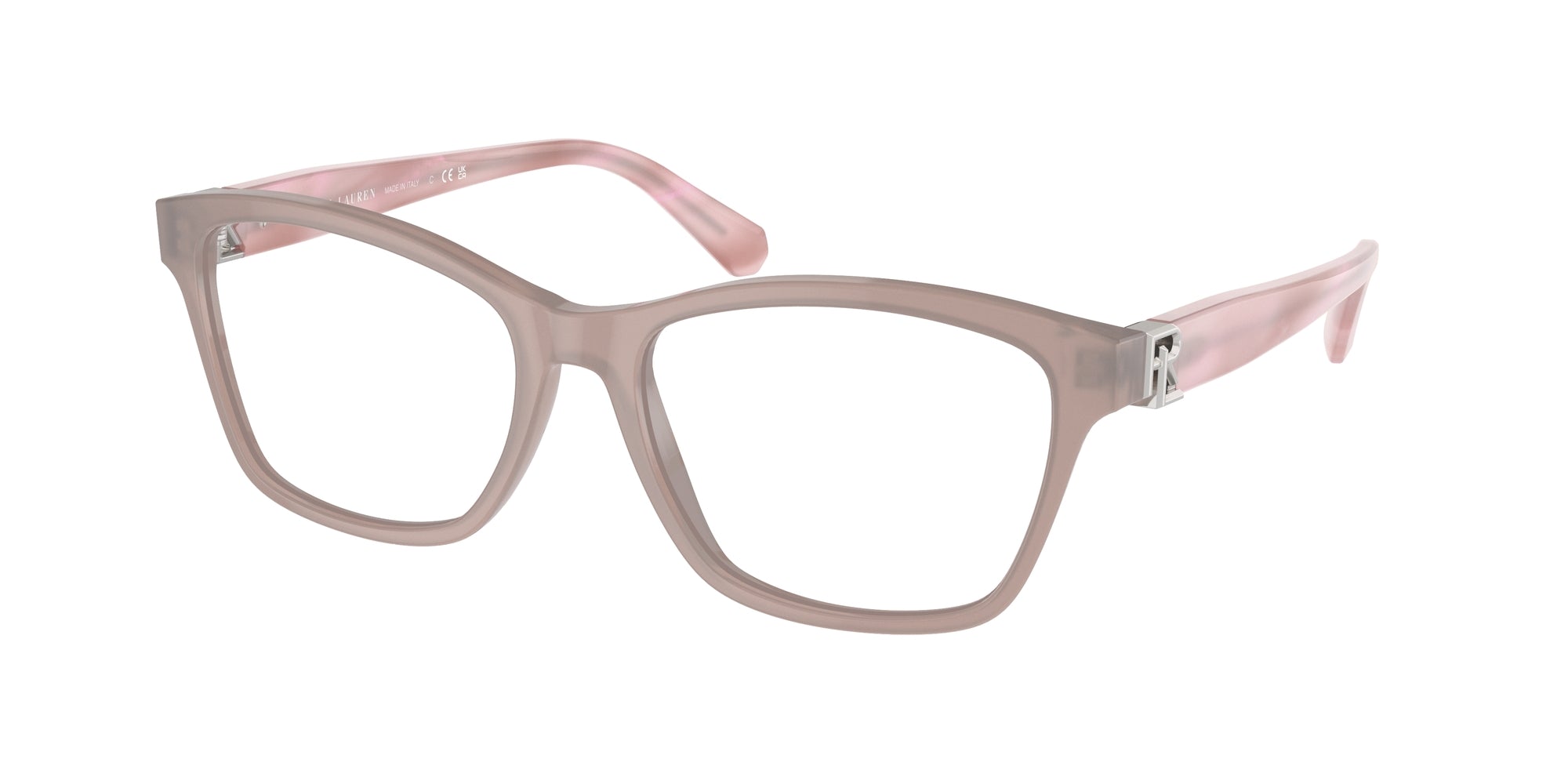 8056262055427 - Frau RL6243  6183 Rahmen von BRILLEN Acetat Rose Transparent Katzenauge Normal