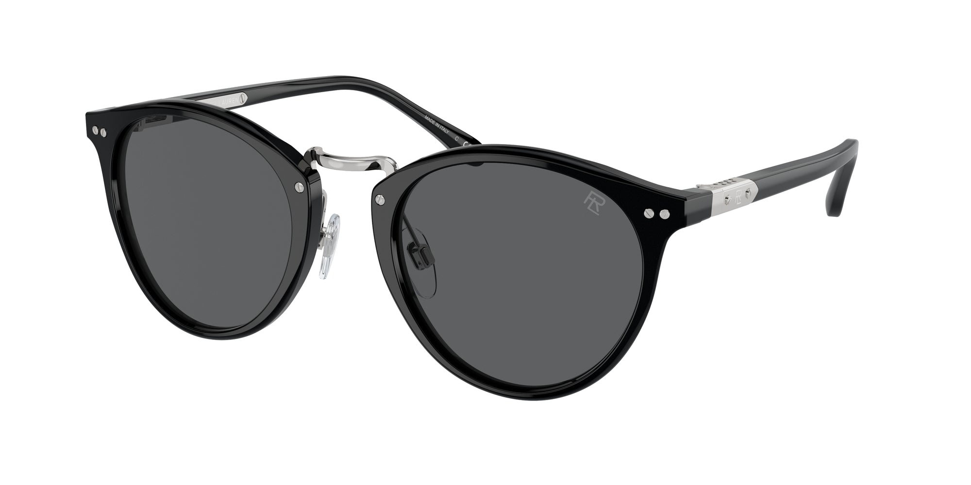 8056262061176 - Herren RL8223 THE QUINCY 5001B1 Gläser SONNENBRILLEN Acetat Schwarz Grau Pantos Normal