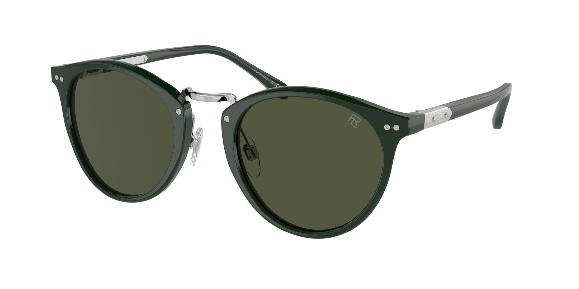 8056262061206 - Herren RL8223 THE QUINCY 614031 Gläser SONNENBRILLEN Acetat Grün Grün Pantos Normal