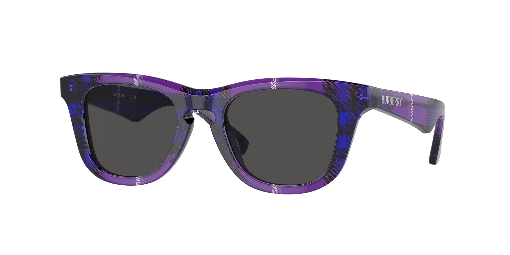 8056262077566 - Herren JB4002  411387 Gläser SONNENBRILLEN Acetat Violett Grau Quadratisch Normal