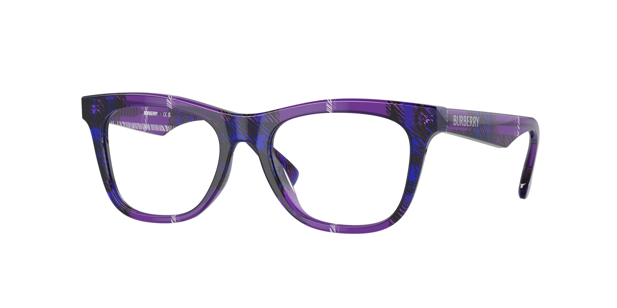 8056262077603 - Herren JB2012  4113 Rahmen von BRILLEN Acetat Violett Transparent Quadratisch Normal