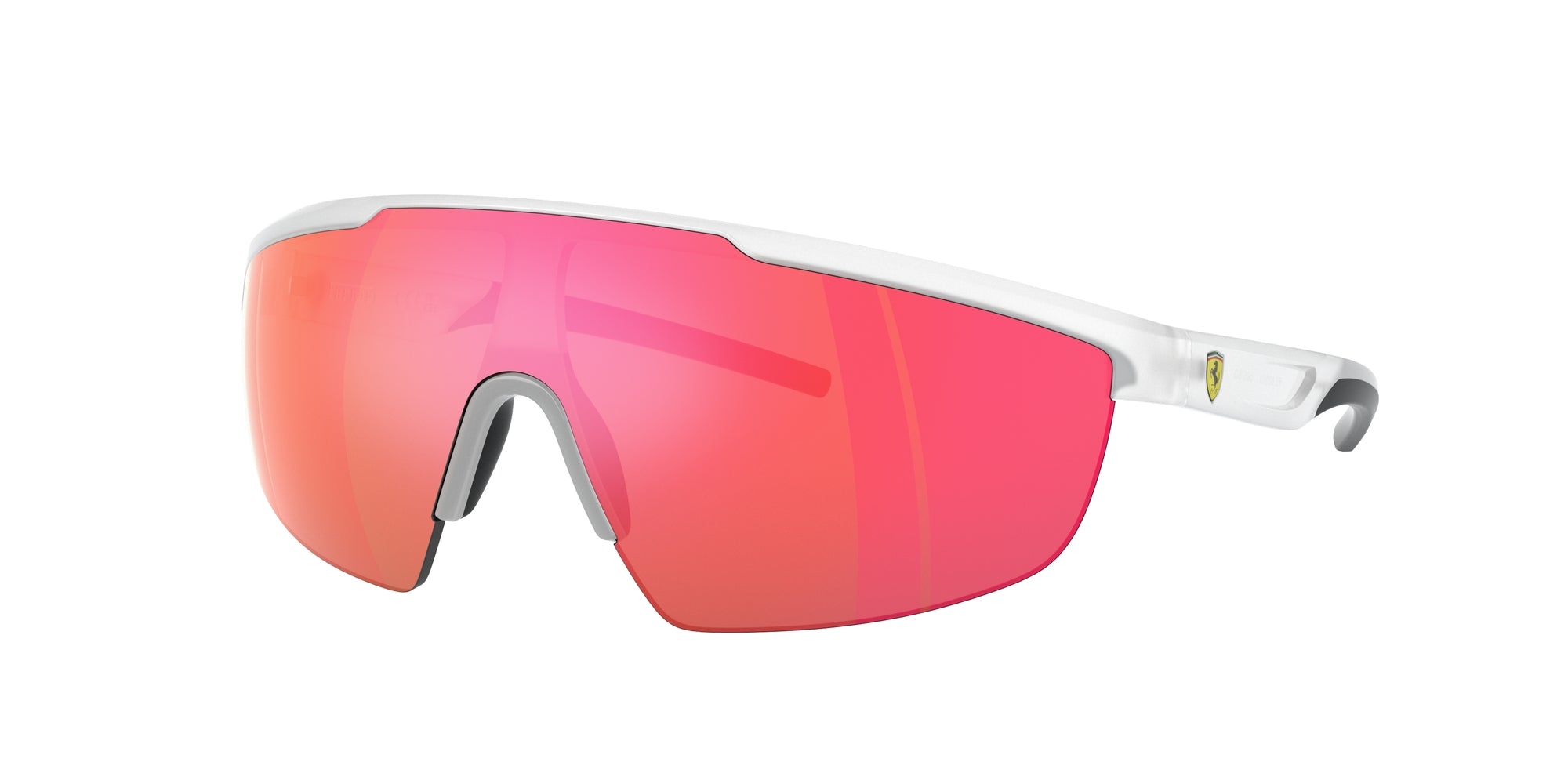 8056262077832 - Unisex FZ6005U  505 6Q Gläser SONNENBRILLEN Injiziert Grau Rot Quadratisch Normal Spiegel