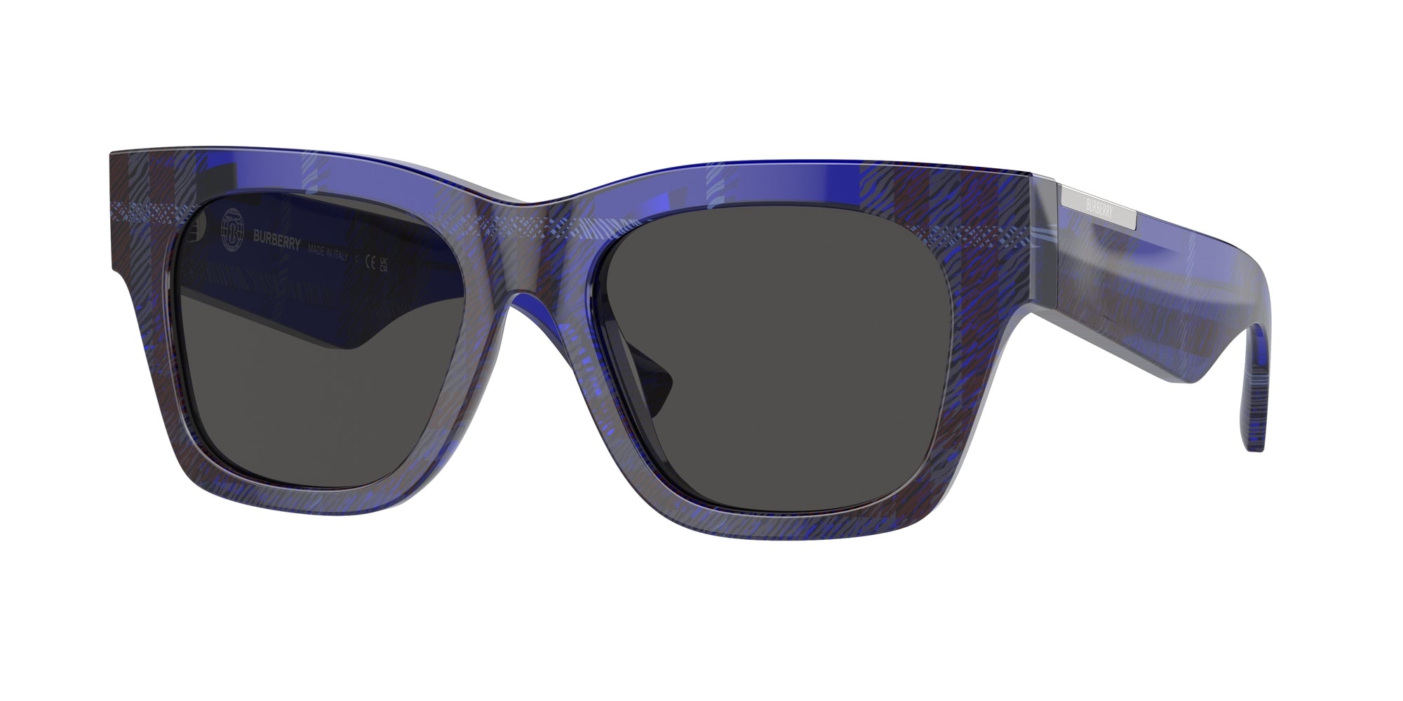 8056262079522 - Damen BE4424  411487 Gläser SONNENBRILLEN Acetat Blau Grau Quadratisch Normal