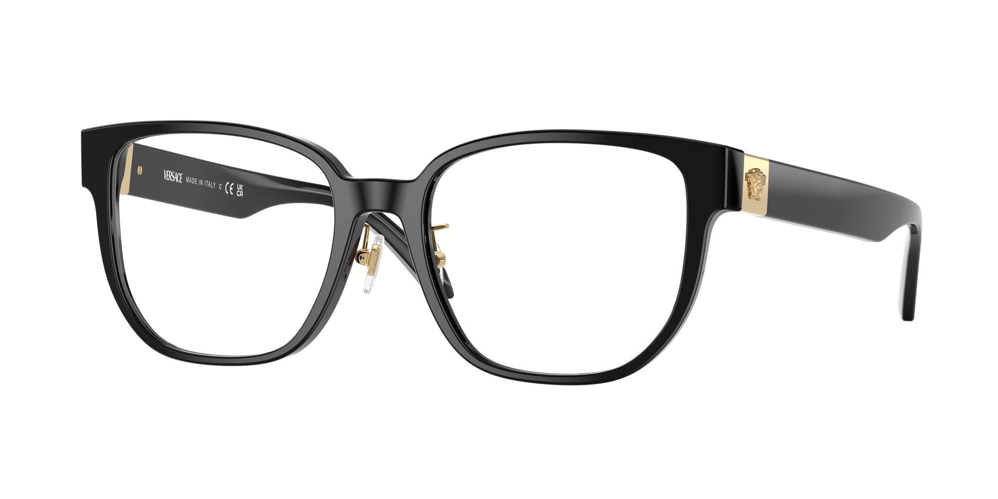8056262082997 - Damen VE3360D  GB1 Rahmen von BRILLEN Acetat Schwarz Transparent Quadratisch Normal