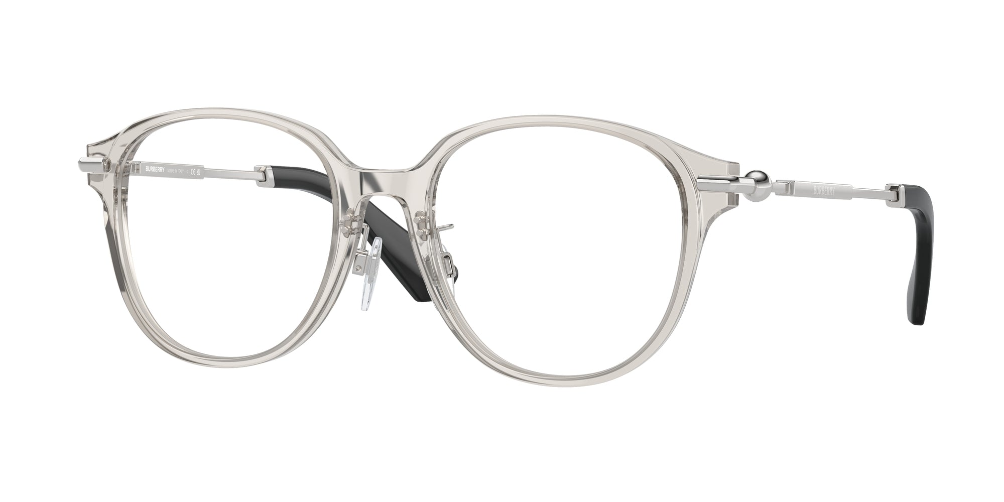 8056262086483 - Damen BE2412D  4127 Rahmen von BRILLEN Acetat Grau Transparent Rund Normal